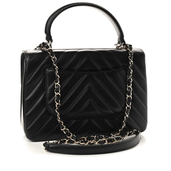 CHANEL Lambskin Chevron Trendy CC Flap Bag - Picture 3 of 9